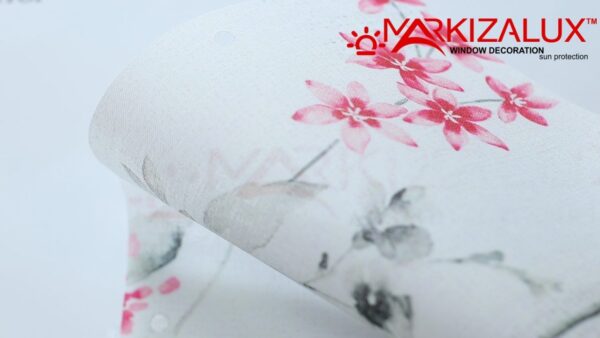 Рулонная штора с тканью Флора розовый (Польша) Рулонная штора с тканью Флора розовый (Польша)