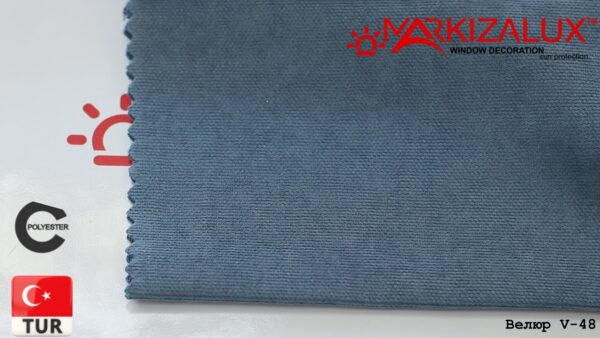 Римская штора с тканью Велюр 48 Римская штора с тканью Велюр 48