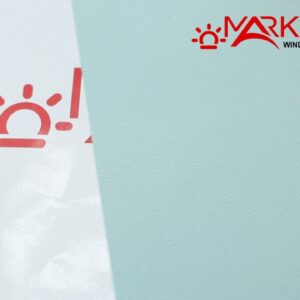 Вологостійка штора на кухню Аква Блакитна