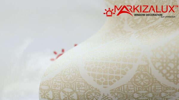 Рулонная штора с тканью Алладин золото