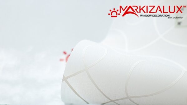 Рулонная штора с тканью Артуэль белый (Германия)