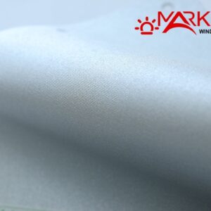 Рулонная штора с тканью Аурис blackout серебро