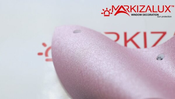 Відбиваюча Рулонна штора Ауріс металік рожева