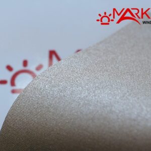 Солнцезащитная Рулонная штора Аурис металлик какао