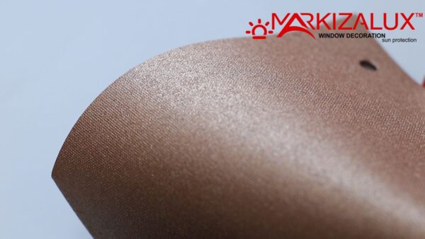 Рулонная штора Аурис металлик медь