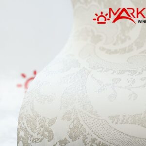 Рулонна штора з тканиною Дамаск білий (Німеччина)