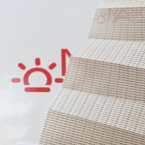 Штора пліссе з тканиною Діель (Німеччина)