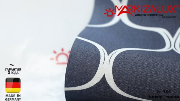 Рулонная штора Инжир синий