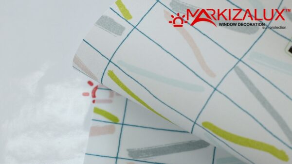 Рулонная штора Эмоджи Серо-оливковый