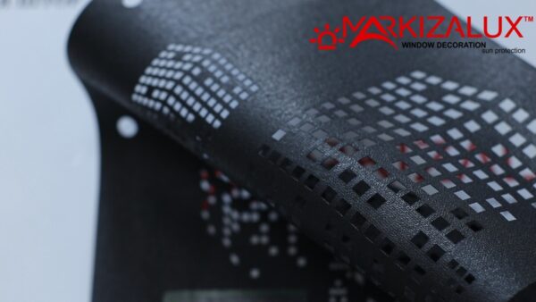 Перфорированные рулонные шторы с лазерной резкой