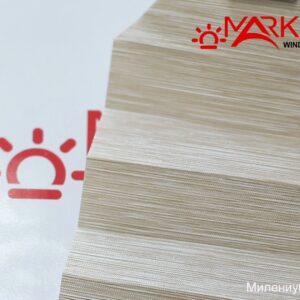 Штора плиссе с тканью Милениум жемчуг (Германия)