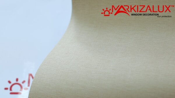 Рулонная штора блэкаут фактурная "Монтана" песочный