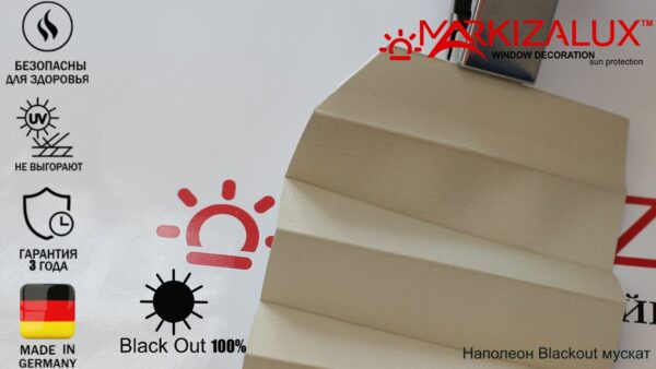 Ткань плиссе Наполеон Blackout (Германия)