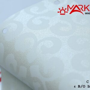 Рулонні штори з тканиною Овен blackout білий (Німеччина)