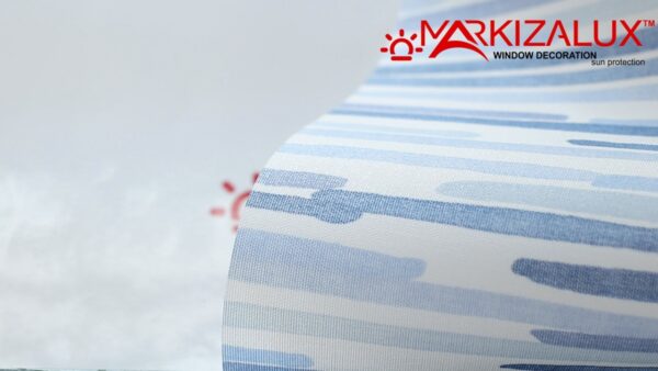 Рулонная штора Румба лазурь