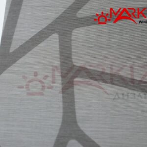 Рулонная штора Рустик графит с прожилками листьев