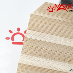 Штора пліссе з тканиною Сафарі перли (Німеччина)