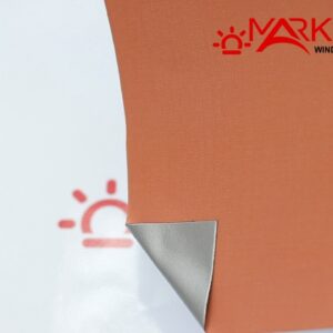 Рулонна штора блекаут з алюмінієвим покриттям "Шовк" Alu корал