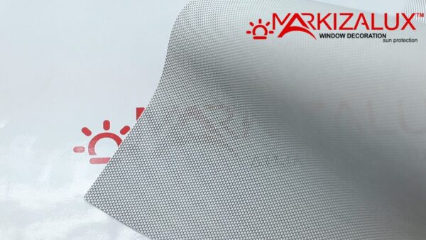 Рулонна штора Скрін лайт біло-графітовий