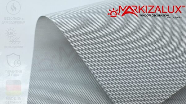 Рулонна штора Скрін лайт біло-графітовий