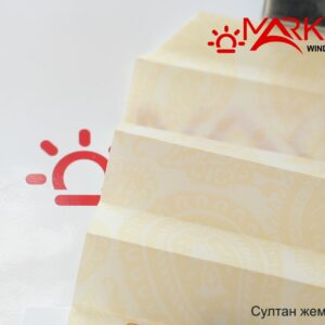 Штора плиссе с тканью Султан жемчуг (Германия)