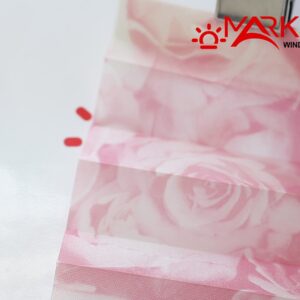 Штора пліссе з тканиною Троянда (Німеччина)