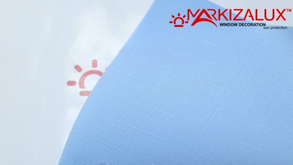 Рулонная штора с тканью Жасмин аква (Польша)