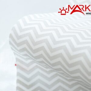 Рулонная штора Зигзаг серый