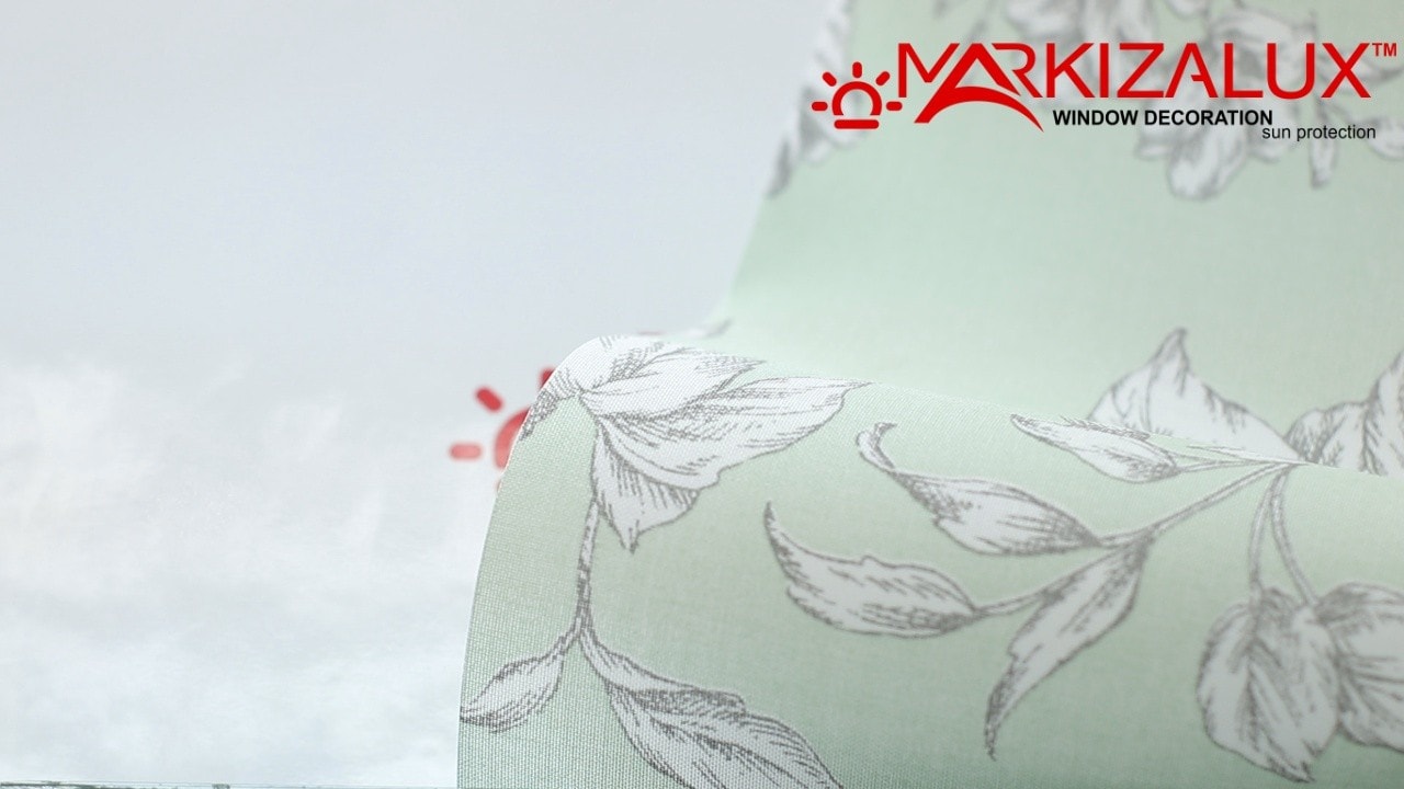 Рулонные шторы Эдем салатовый (Германия) Рулонная штора с тканью Эдем салатовый (Германия)