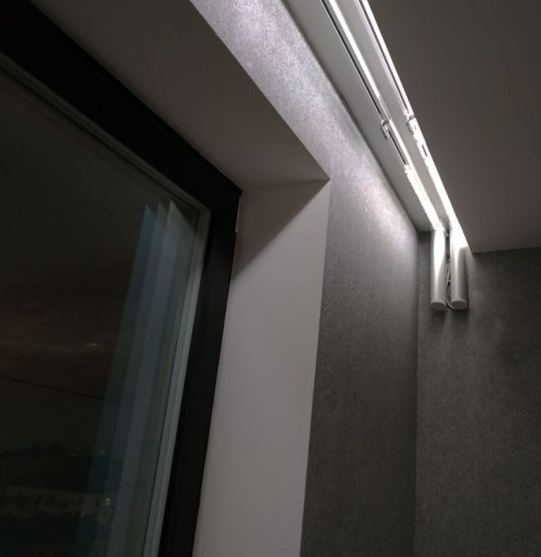 Электрокарниз в сборе 1.5 м Somfy Glydea 35 DCT