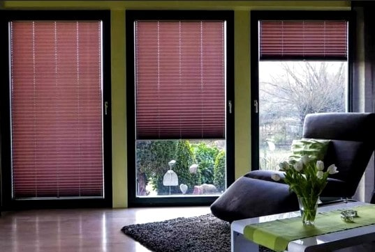 Плиссированные шторы