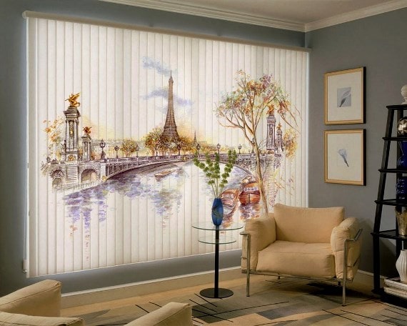 Вертикальные жалюзи с фотопечатью